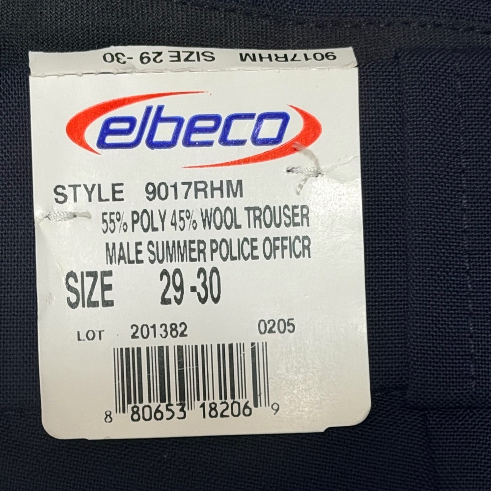 Ebeco Men's Navy Summer Police Chinos - Size 29-30